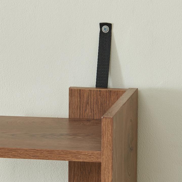 Actual product image En.Casa Fernsehschrank Rauki 233x31x141 cm Walnussoptik