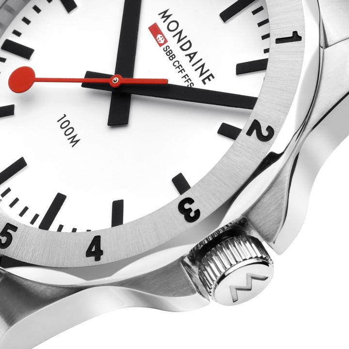 Actual product image Mondaine MSN.4211B.SK Numeri (Swiss made, 42 mm)