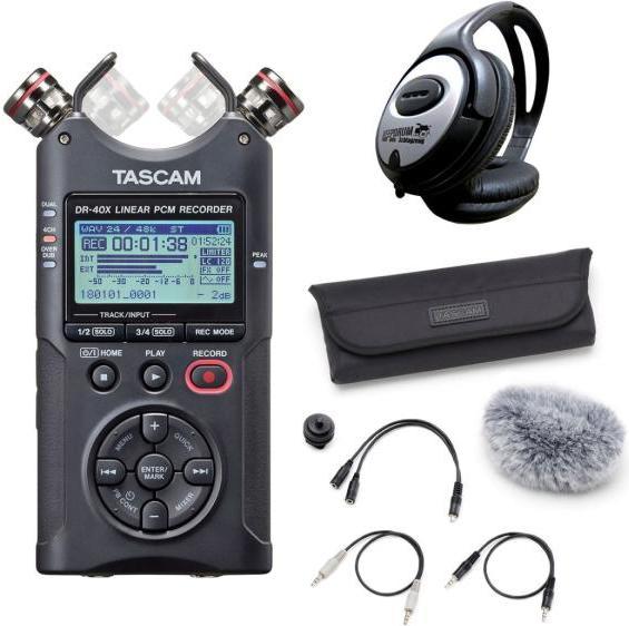 Produktbild Tascam DR-40X Audio-Recorder-Zubehör-Kopfhörer (Handheld)