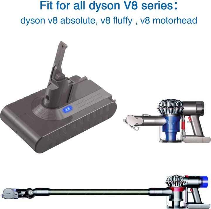 Produktbild Acconic Akku 3000mAh für Dyson V8 V8 Absolute Animal Fluffy Range SV10
