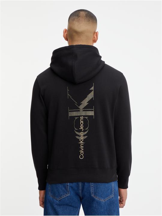 Actual product image Calvin Klein Jeans Glitched Monologo Back Hoodie - 90641 (XL)