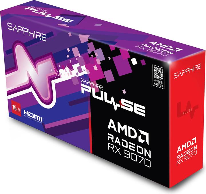 Actual product image Sapphire Pulse Radeon RX 9070 (16 GB)