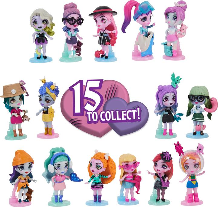 Actual product image Spin Master Zombaes Forever, Wild Vibes, Figurine zombie surprise à collectionner avec accessoires pour poupées