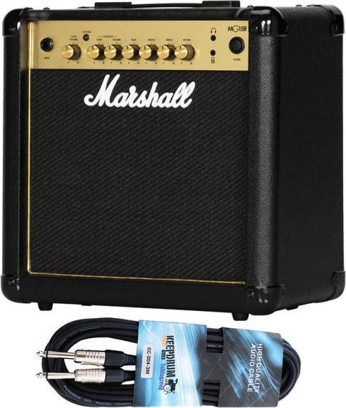 Produktbild Marshall MG15GR Gitarren-Verstärker mit Kabel (Gitarre, 15 W)