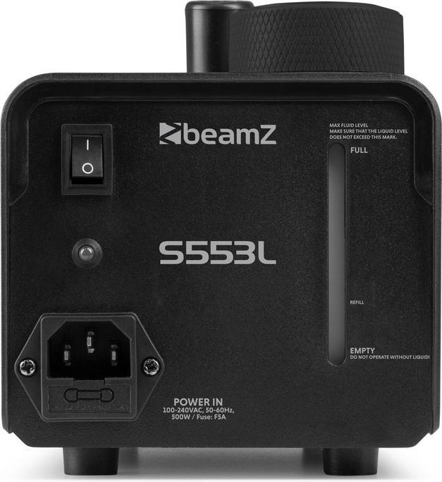 Image du produit BeamZ S553L Machine à fumée avec tête de citrouille