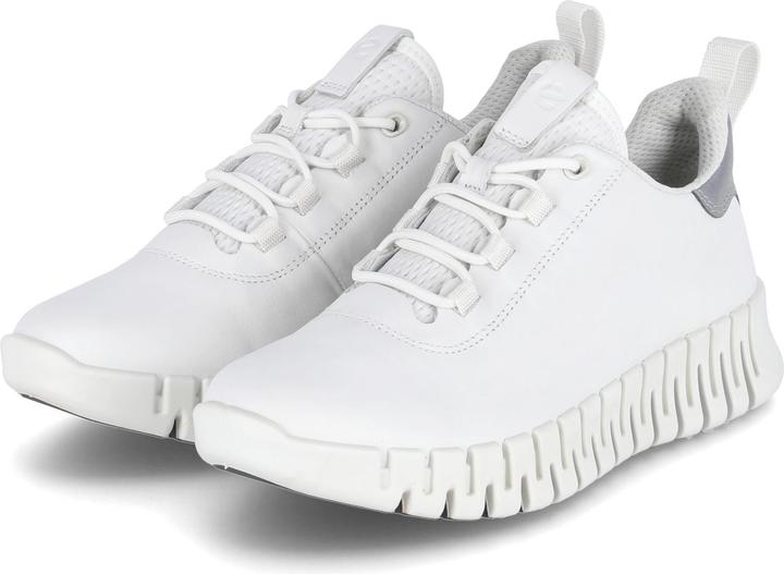 Image du produit Ecco Chaussures à lacets pour femmes Sportives Semelle en caoutchouc blanc (38)