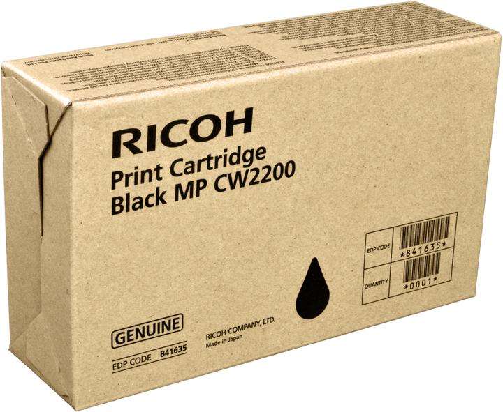 Produktbild RICOH 841635 Tintenpatrone schwarz 834 Seiten 200 ml Schwarz MP CW 2200 sp (BK)
