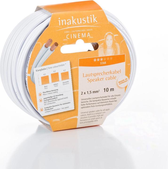 Actual product image Inakustik Star speaker cable (10 m, 1.50 mm²)