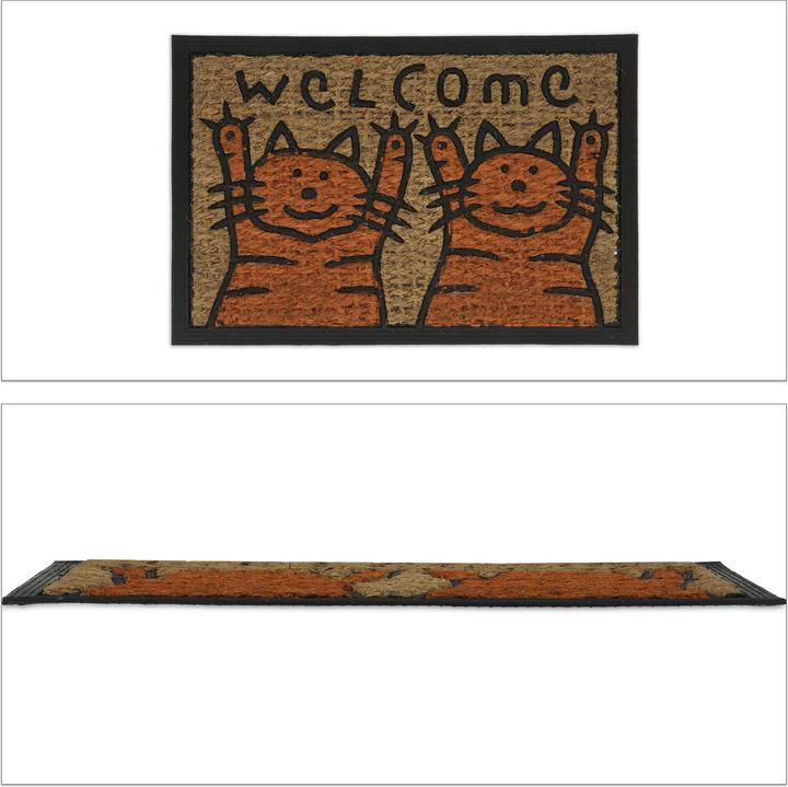 Actual product image Relaxdays Coir Doormat (60 x 40 x 0.5 cm)