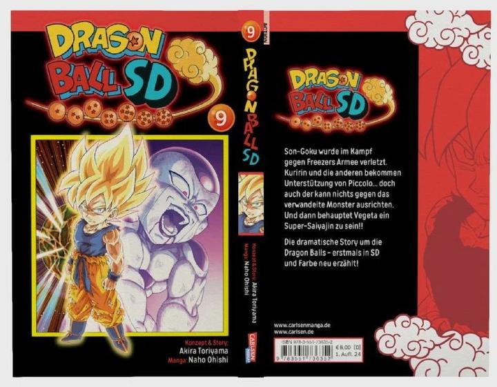 Actual product image Dragon Ball SD 9 (German, Naho Ohishi, Katrin Stamm, Akira Toriyama, 2024)