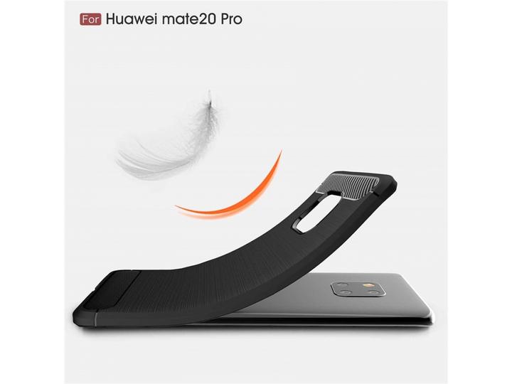 Image du produit Screenguard Housse Huawei Mate 20 Pro Carbon Brushed Soft TPU (Mate 20 Pro)
