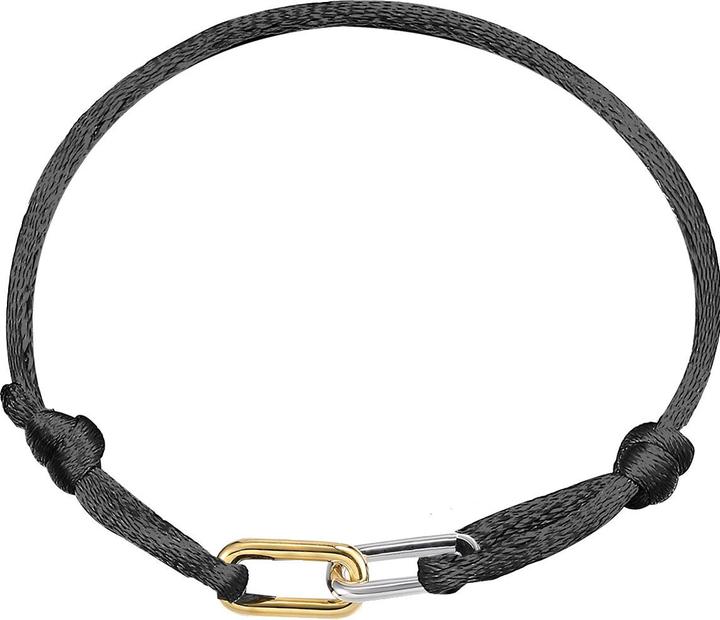 Immagine prodotto Xenox Bracciale Twin Ties (20 cm, Nylon, Argento 925)