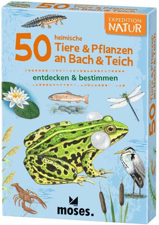 Produktbild Expedition Natur 50 heimische Tiere & Pflanzen an Bach & Teich (Deutsch)
