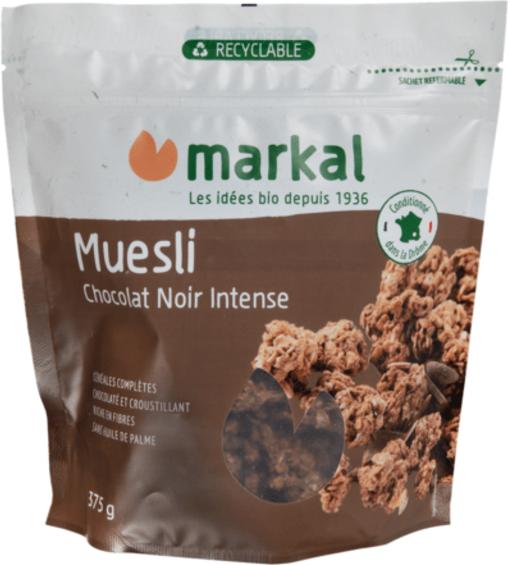Image du produit Markal Muesli croustillant chocolat noir intense (375 g)