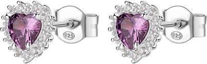 Brosway Silver Earrings Magic Purple Fancy Fmp53