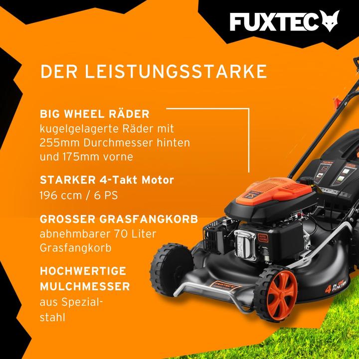 Produktbild Fuxtec Benzin Rasenmäher FX-RM5396 (Benzinbetrieb)