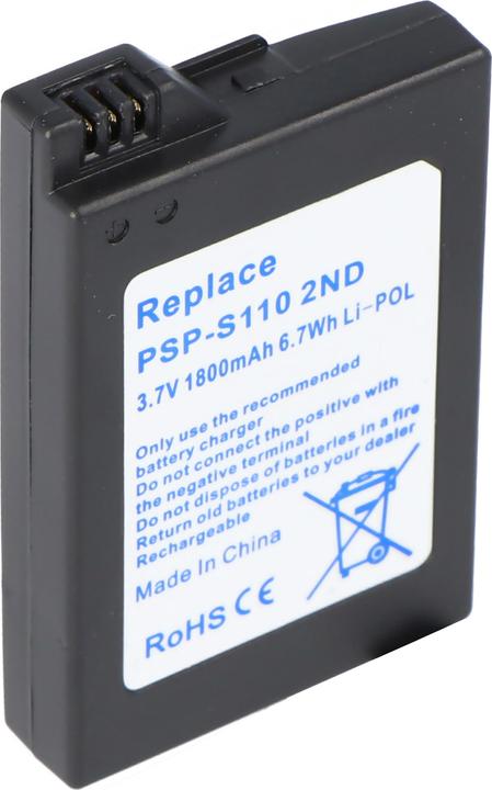 Image du produit Sony PSP-S110 Akku (1 pcs, 1800 mAh)
