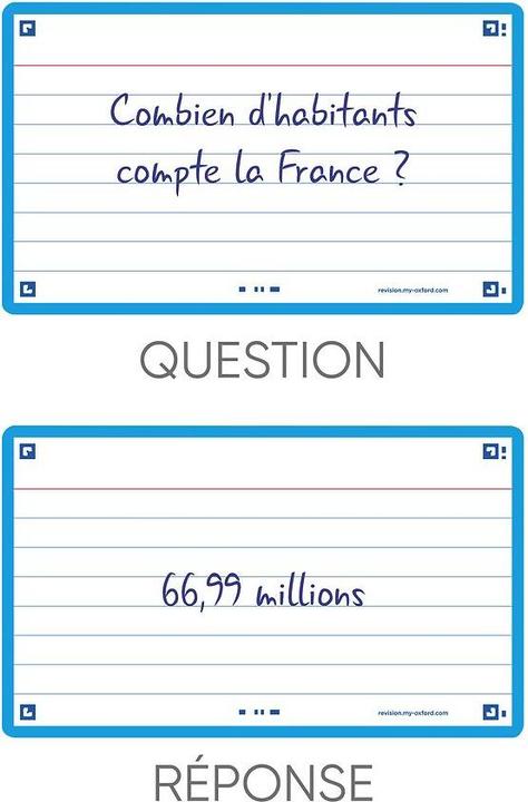 Image du produit Oxford 80 flashcards FLASH 2.0 - 7 (75 x 125 mm, 80 x)