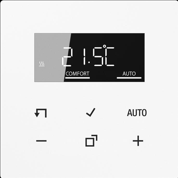 Actual product image JUNG HOME BTLS1791SW Room Thermostat Display