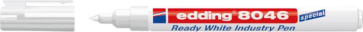 Edding Permanent-Marker Ready White Industry Pen E-8046 (Weiss, 3 mm, 1 x)