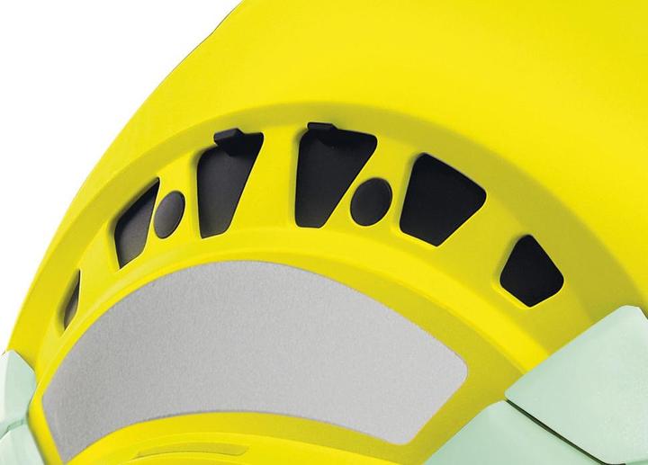 Produktbild Petzl Schutzhelm für Höhen und Boden - gelb - Hi-Viz - belüftet (63 cm)