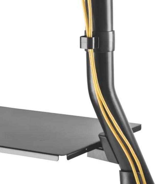 Actual product image Techly TV Trolley for LCD LED TV 37-80", with shelf (80", 80 kg)