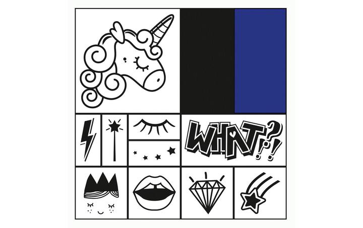 Actual product image Folia Stamp set Unicorn