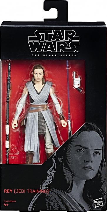 Image du produit Hasbro Star Wars Les Derniers Jedi Black Series Wave 23 Rey Action Figure (Jedi Training)