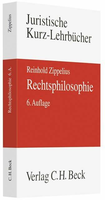 Produktbild Rechtsphilosophie (Deutsch, Reinhold Zippelius, 2011)