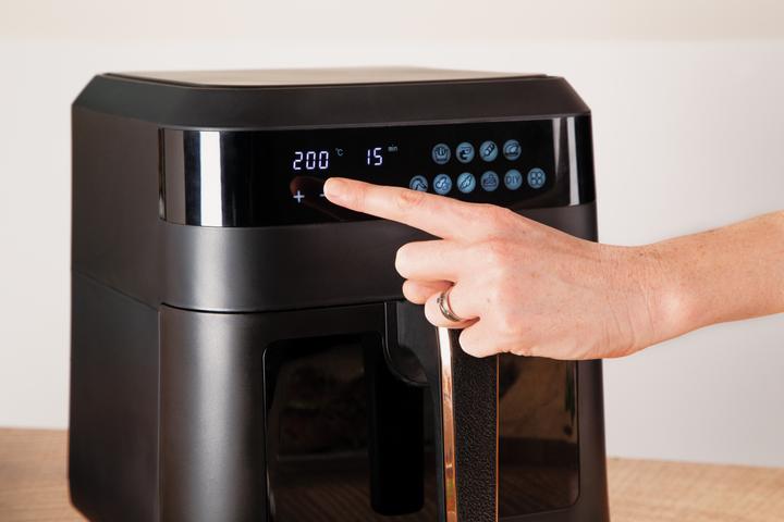 Produktbild BerlingerHaus BH9446 Air fryer, 6,3L, visible window Black Rose CollectionMona
