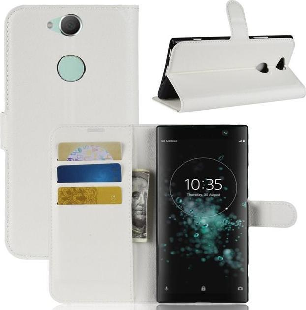 Actual product image MU Classic Litchi Leather Bookcover Series (Xperia XA2 Plus)