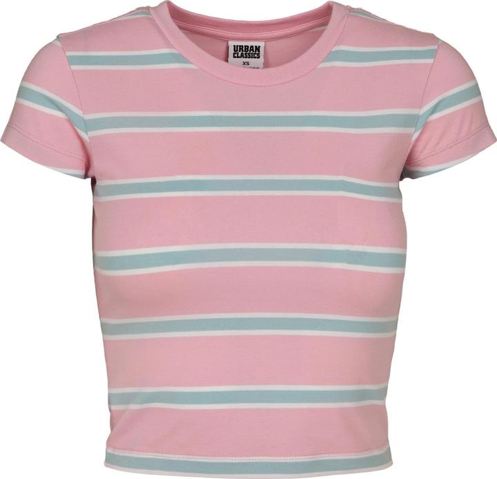 Urban Classics Ladies Stripe Cropped Tee
