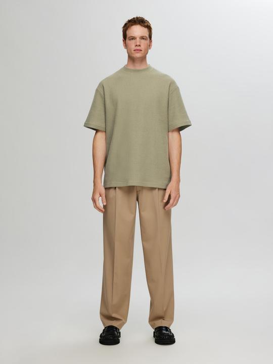 Actual product image Selected Homme Relaxed Fit Waffelmuster T-Shirt (XL)