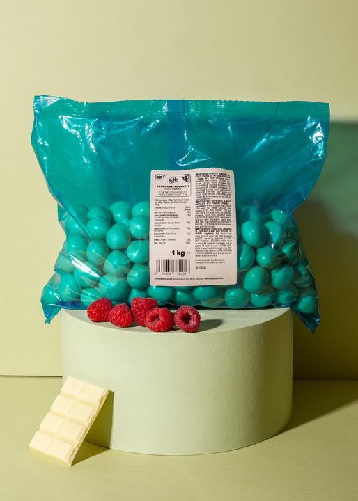 Immagine prodotto KoRo Lamponi liofilizzati in cioccolato bianco (1000 g)