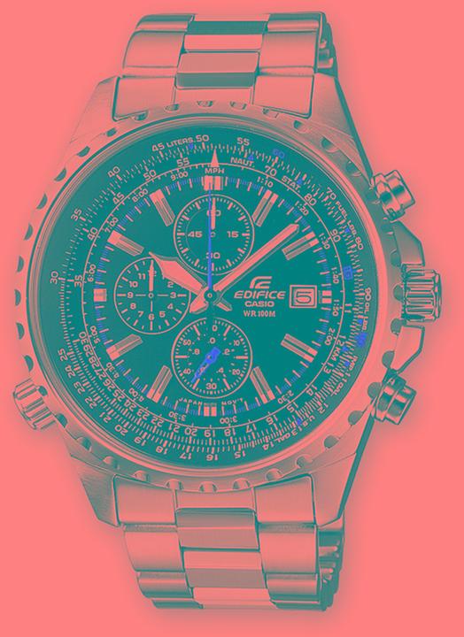 Actual product image Casio Edifice - EF-527D-1AVEF (Chronograph, 45 mm)