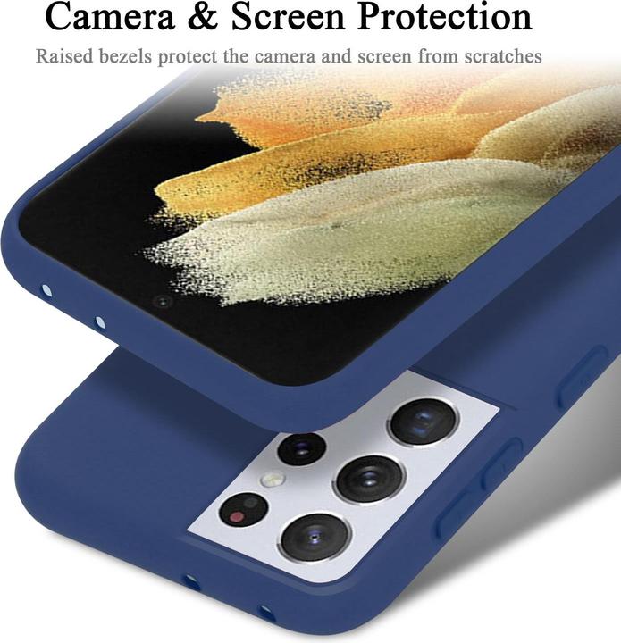 Immagine prodotto Cadorabo Copertura della cassa del silicone liquido TPU (Samsung Galaxy S21 Ultra)