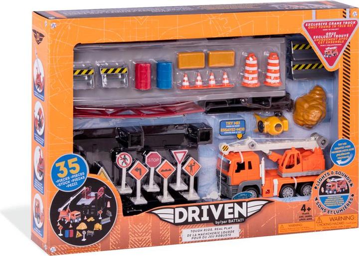 Produktbild Driven by Battat Driven - Construction Baustelle Brücke Spielset
