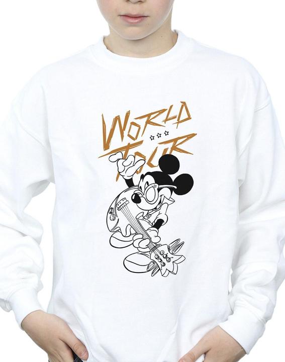 Actual product image Disney Boys Mickey Mouse World Tour Line Sweatshirt (152, 158)