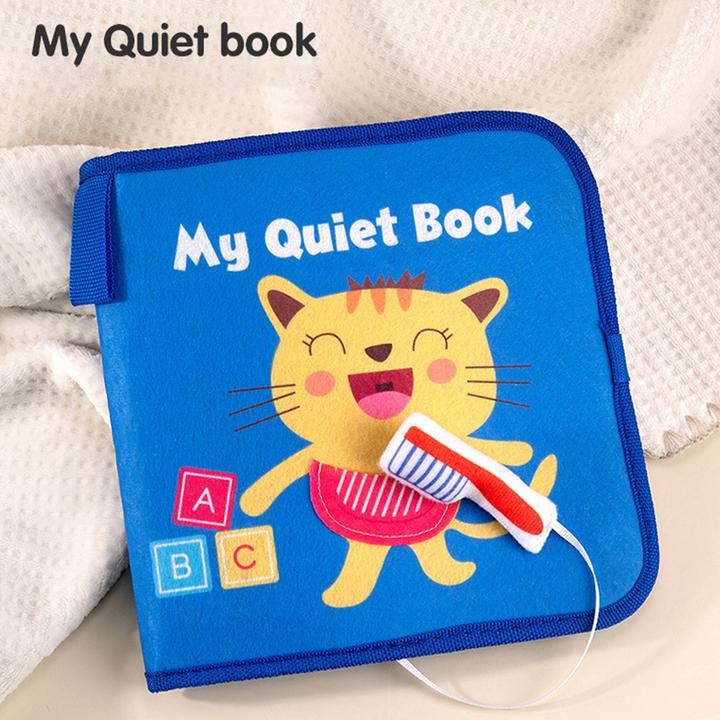 Immagine prodotto Activity Board Robusto libro silenzioso per bambini: adesivi di animali, resistente agli strappi, apprendimento