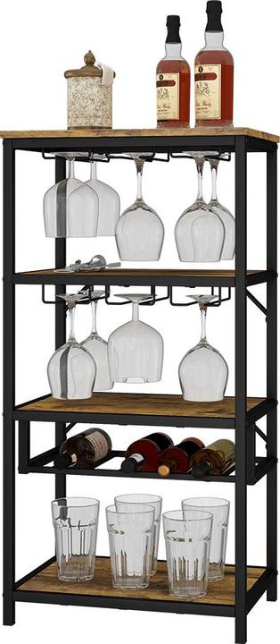 Produktbild Vichy Weinregal Vela, Eiche rustikal, mit Glashalter