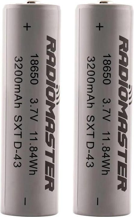 Actual product image RadioMaster 18650 3200mAh 3.7V Battery (2pcs) for TX16S / Boxer / TX12/ Pocket / MT12 Radios (3.70 V, 3200 mAh)