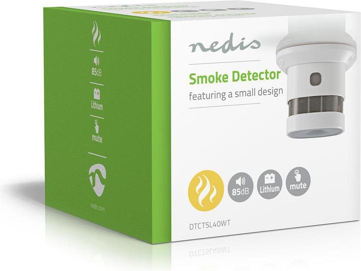 Produktbild Nedis Rauchmelder | Batteriebetrieben | Batterie Lebensdauer bis