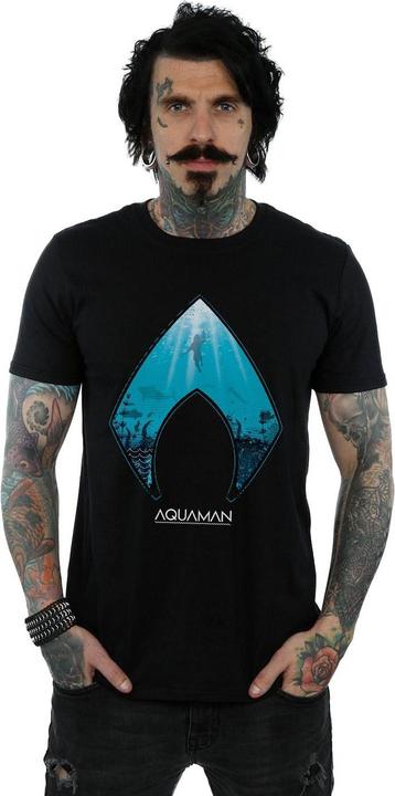 Immagine prodotto Maglietta con logo dell'oceano di Aquaman (S)