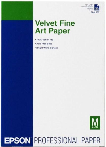 Image du produit Epson Velvet Fine Art (260 g/m², 20 x, A3+)