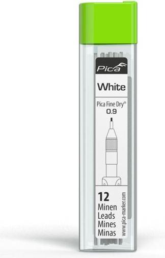 Actual product image Pica Fine-Dry refill set white (Refill, White, 0.90 mm)