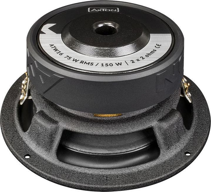 Actual product image Axton ATW16 Subwoofer 16 cm 2 x 2 Ohm 75 W RMS (75 W)