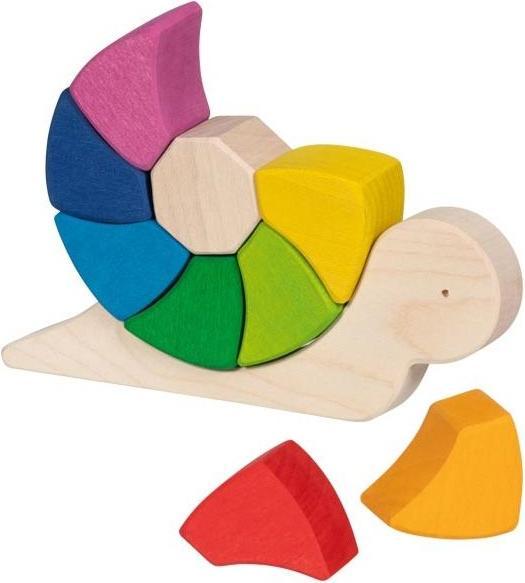 Produktbild Goki Bausteine Kecke Schnirkelschnecke Pauline 10 Teile