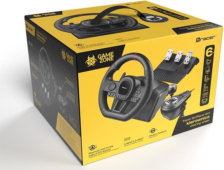 Productafbeelding Tracer SimRacer Handgeschakelde Versnellingsbak 6in1 (PS4, PC, PS3, Xbox One X, Xbox One S)