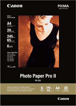 Actual product image Canon PR-201, Photo Paper Pro, A4, 245g/m2, 20 sheets (245 g/m², A4, 20 x)