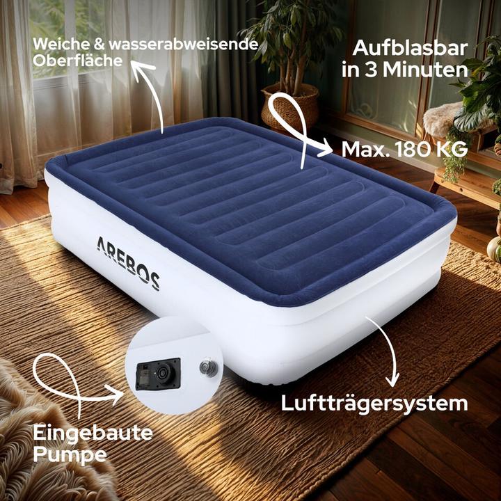 Actual product image Arebos Inflatable mattress (152.5 x 203 cm)